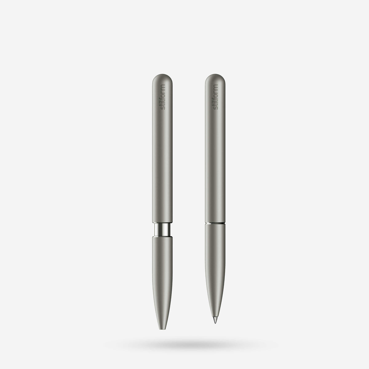 Premium Ballpoint PEN – titanium with magnetic cap, refillable 