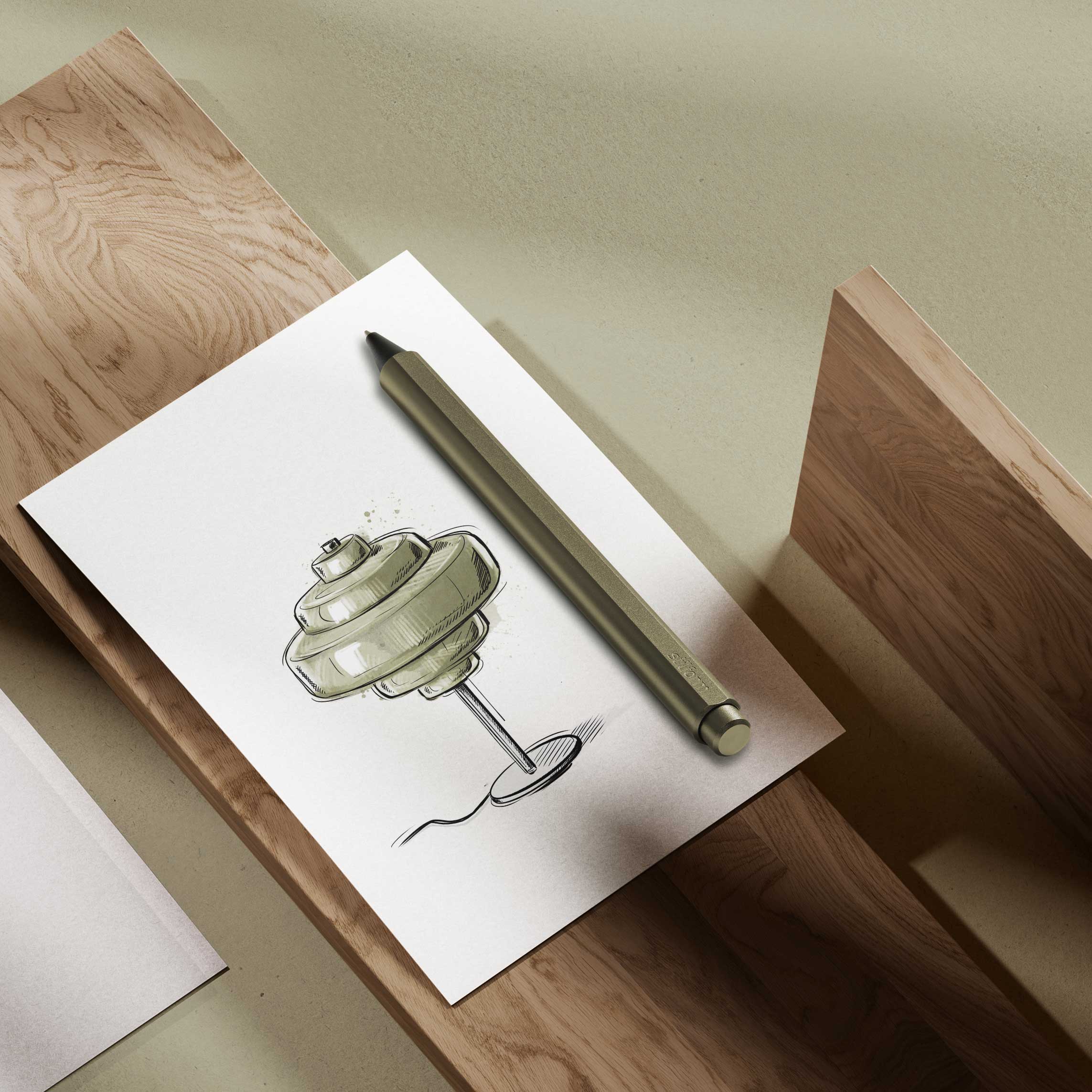 Mid-Century Colour x FLOW Rollerball Pen