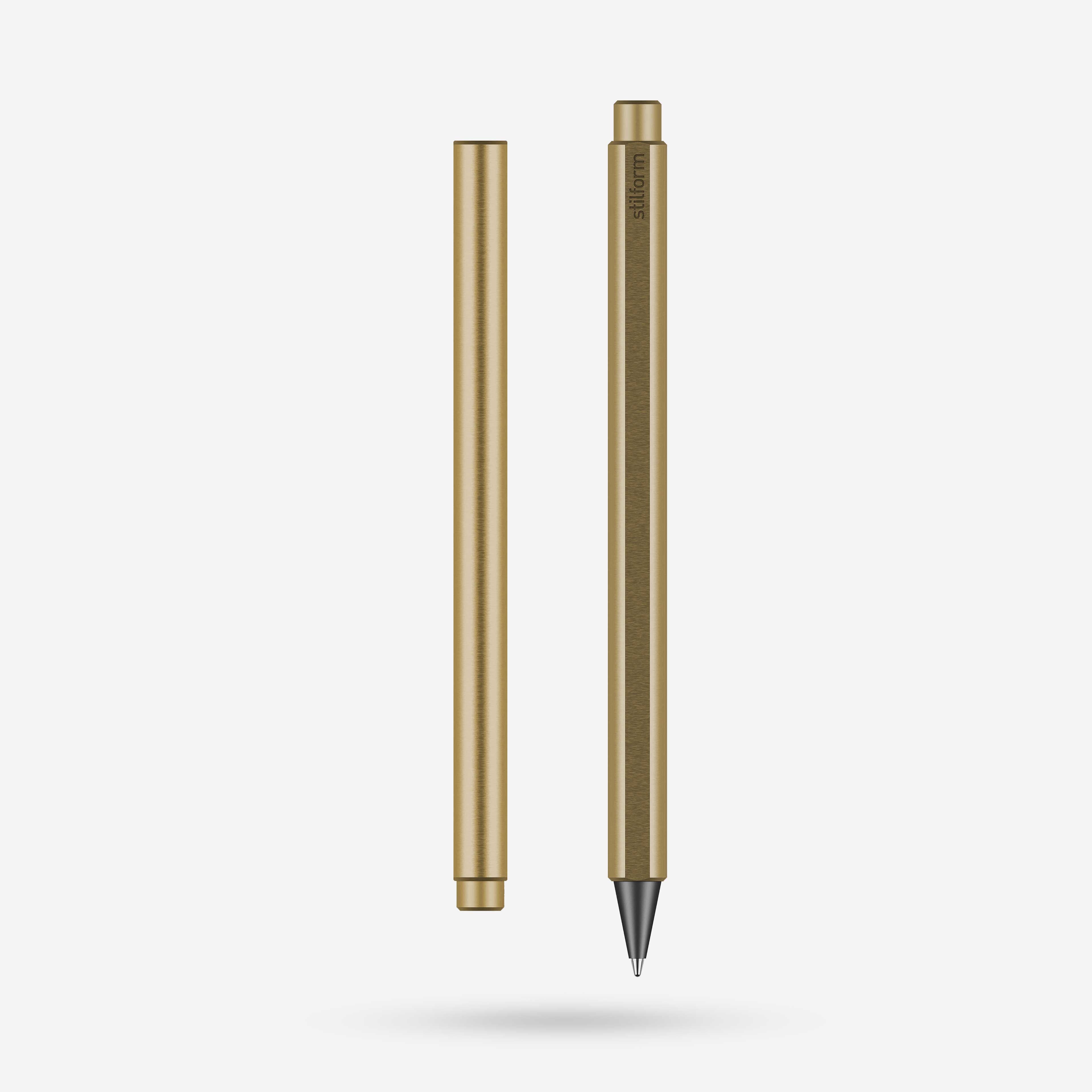 Starter Set Rollerball Pen Brass – bundle deal for smooth writing