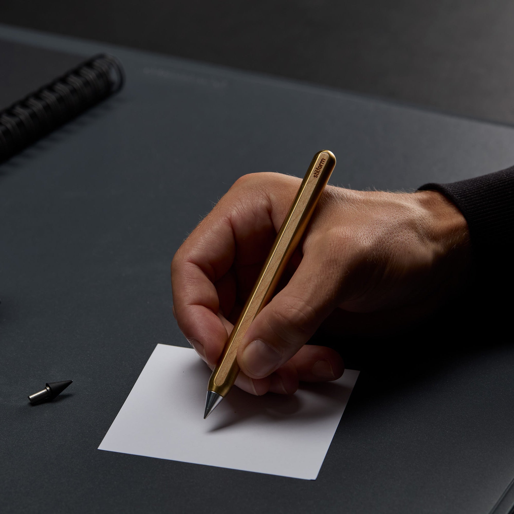 Pencil Brass AEON – premium design with magnetic tips – stilform GmbH