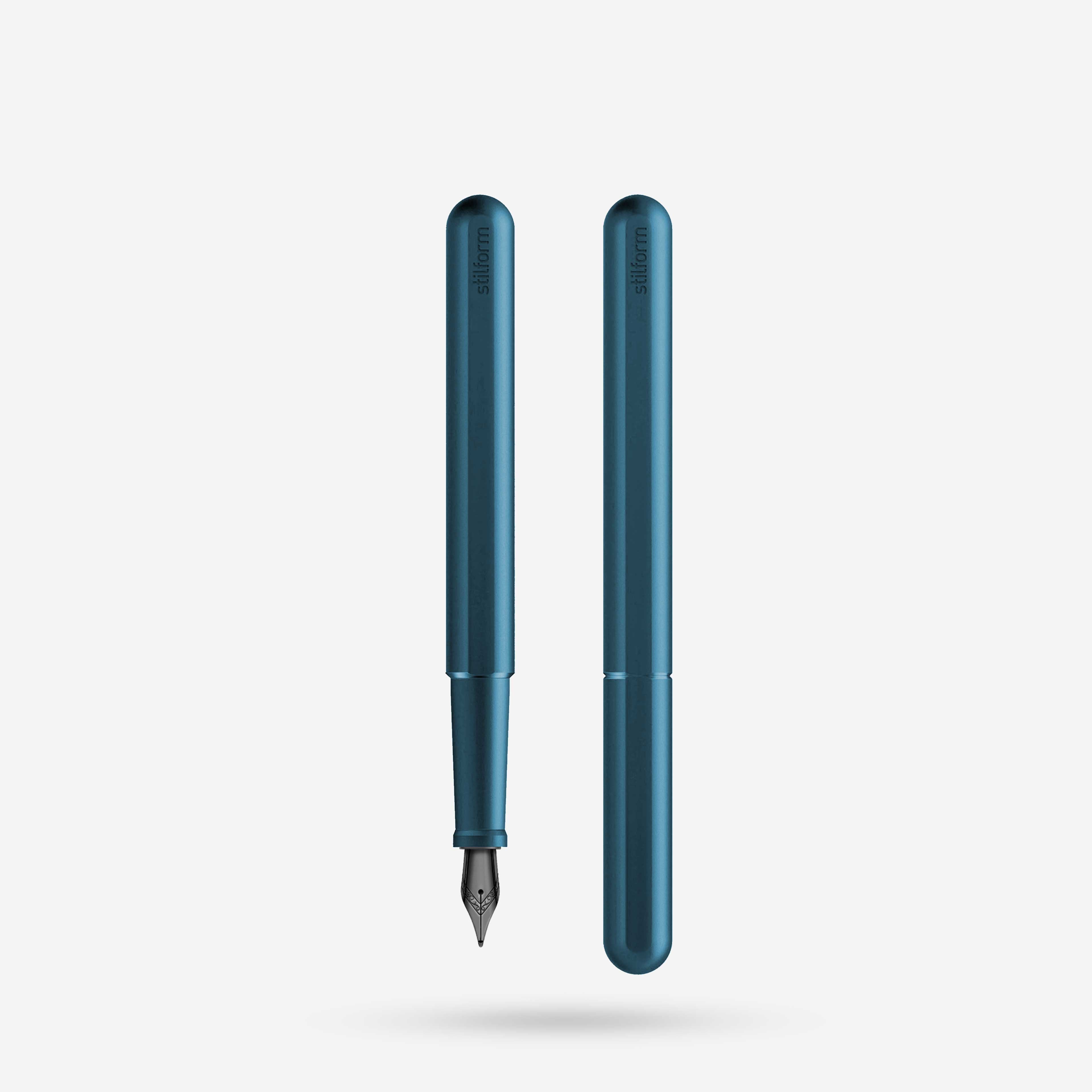 〈正規品〉stilform スティルフォーム Pen Aluminum ブルー Fountain Pen Aluminium INK – premium design with smooth ink flow