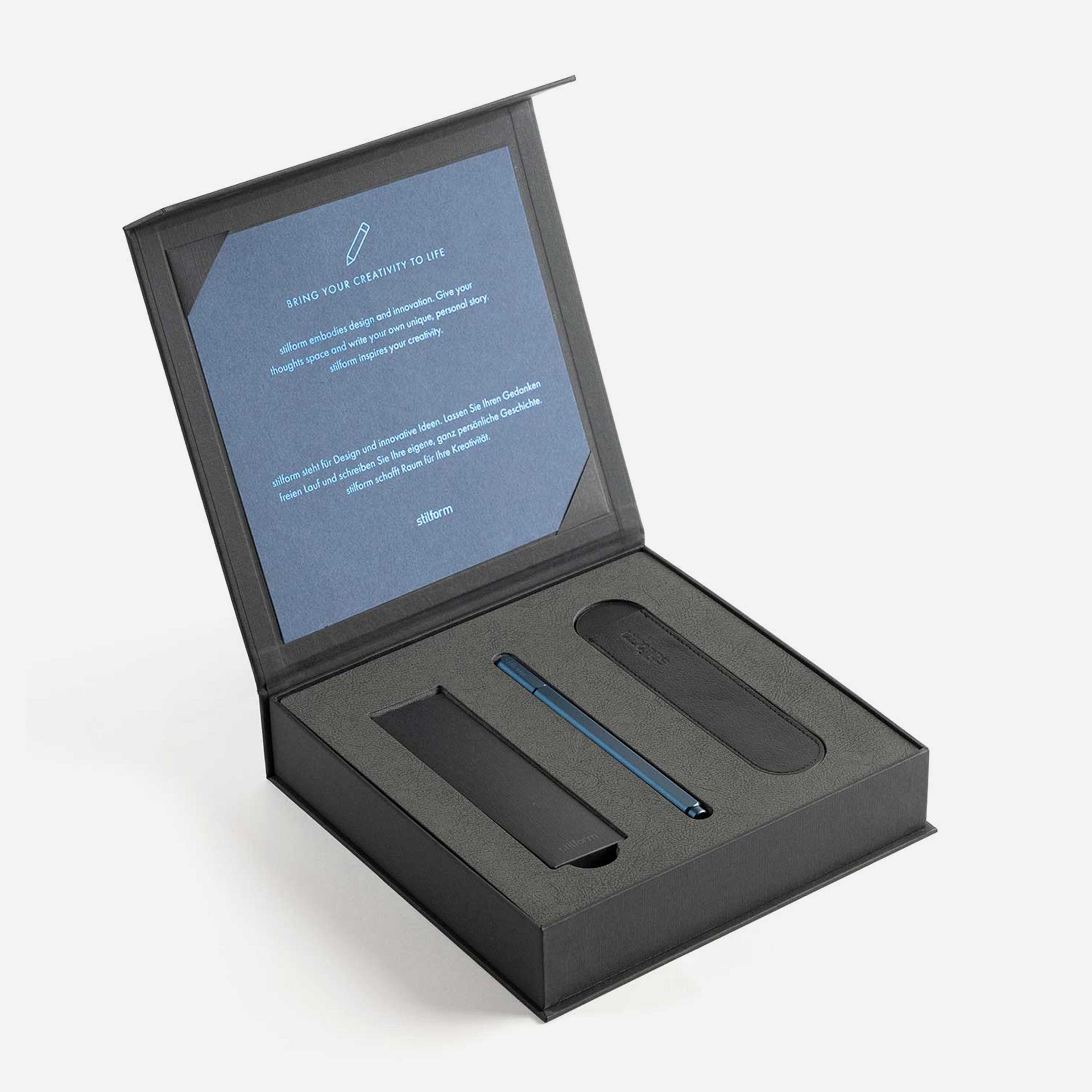 筆記具 stilform ARC aluminum black Rose Blue ARC Gel Pen (Aluminium) x Essentials Set – stilform GmbH