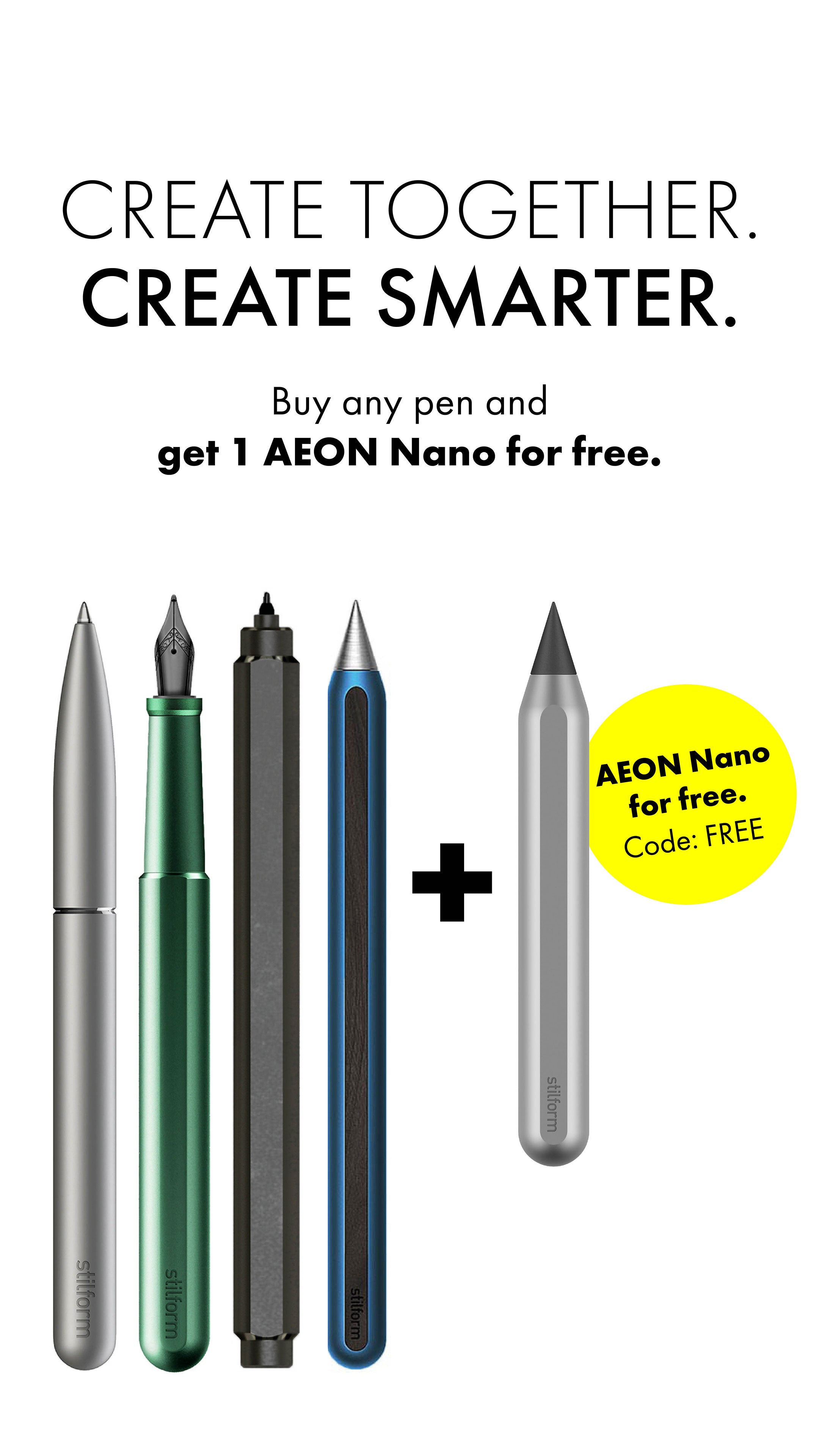 【新品】stilform チタニウムボールペン& Aeon Nano【希少】 新品】stilform チタニウムボールペン& Aeon Nano【希少