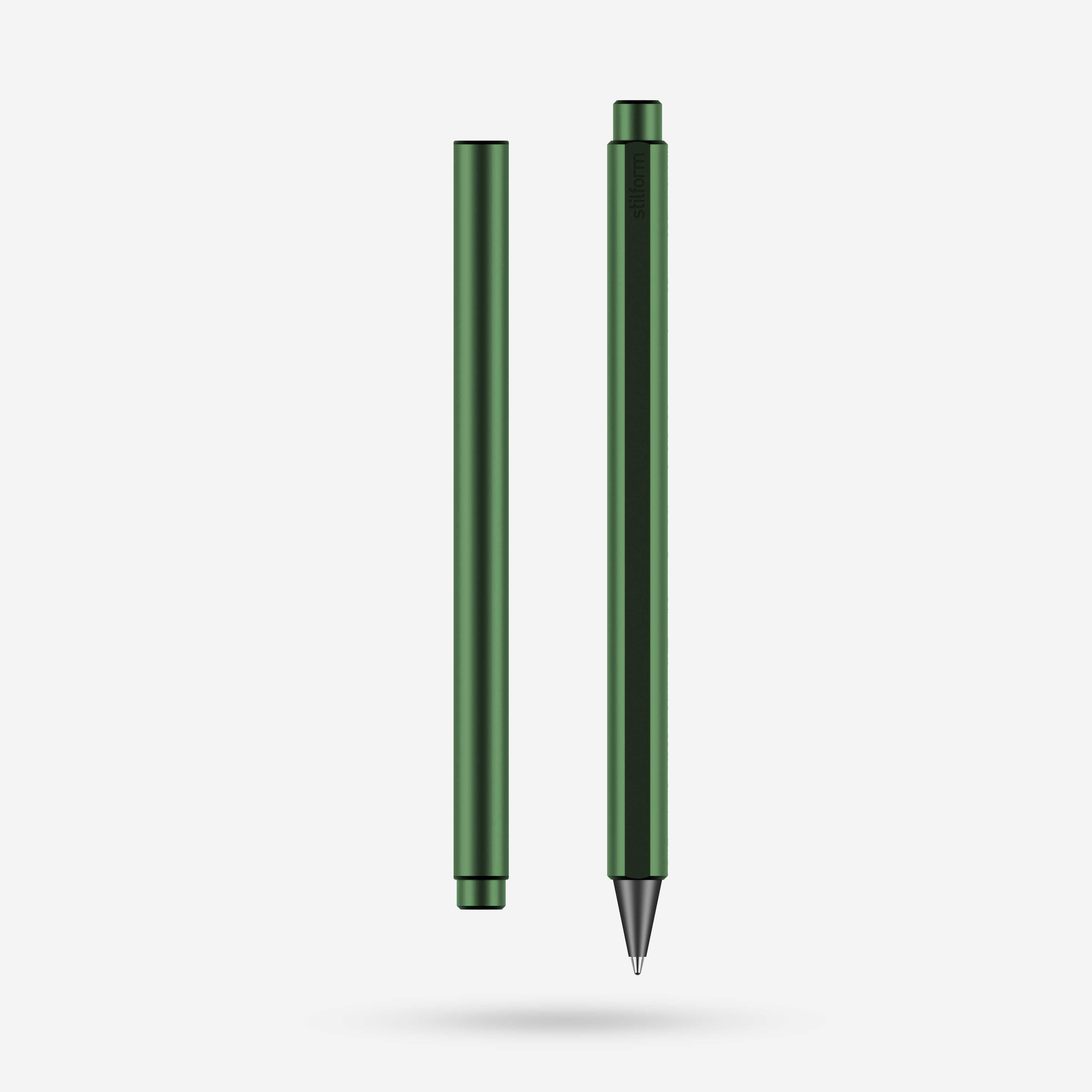 Premium Rollerball Pen FLOW – made of aluminium with magnetic cap