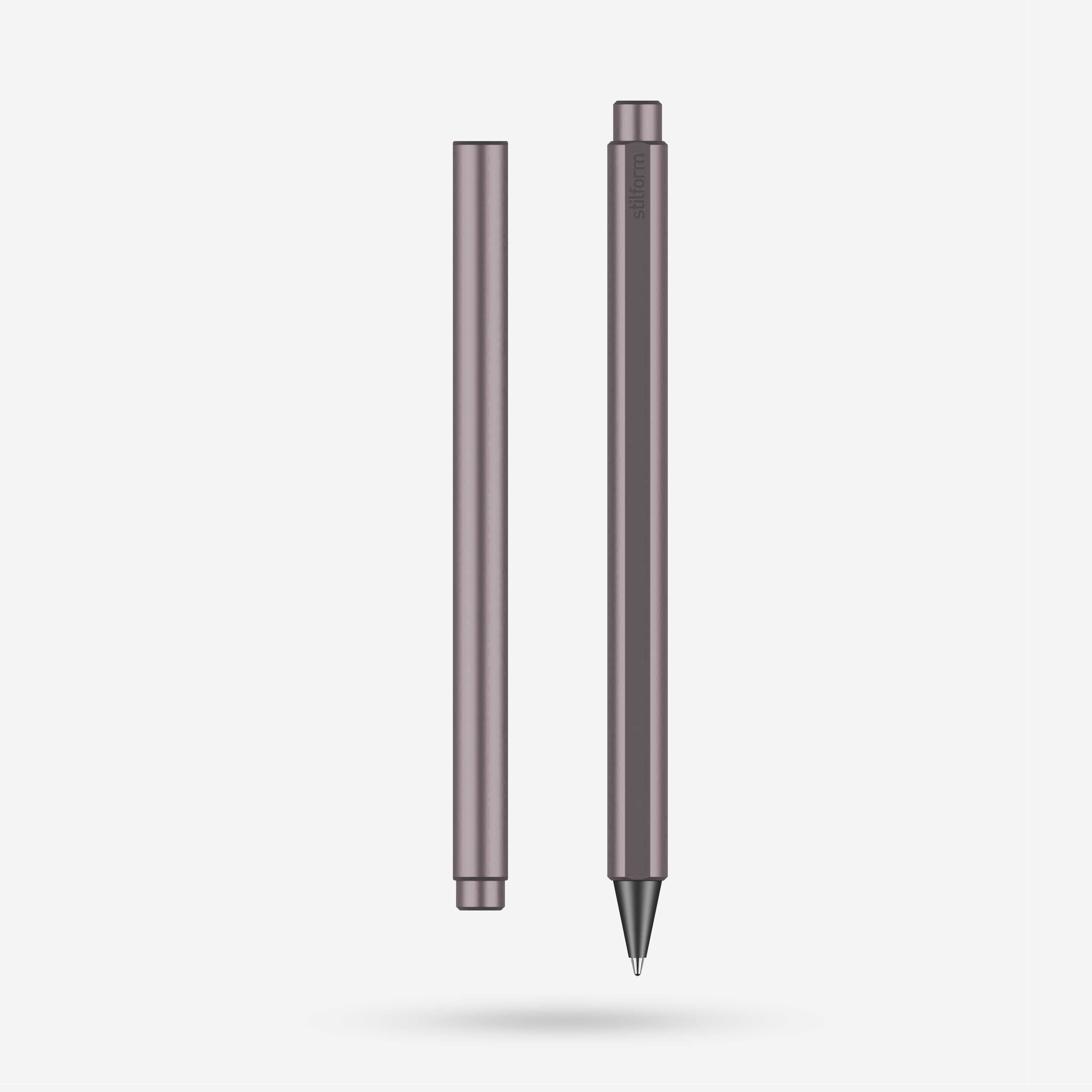 Premium Rollerball Pen FLOW – made of aluminium with magnetic cap