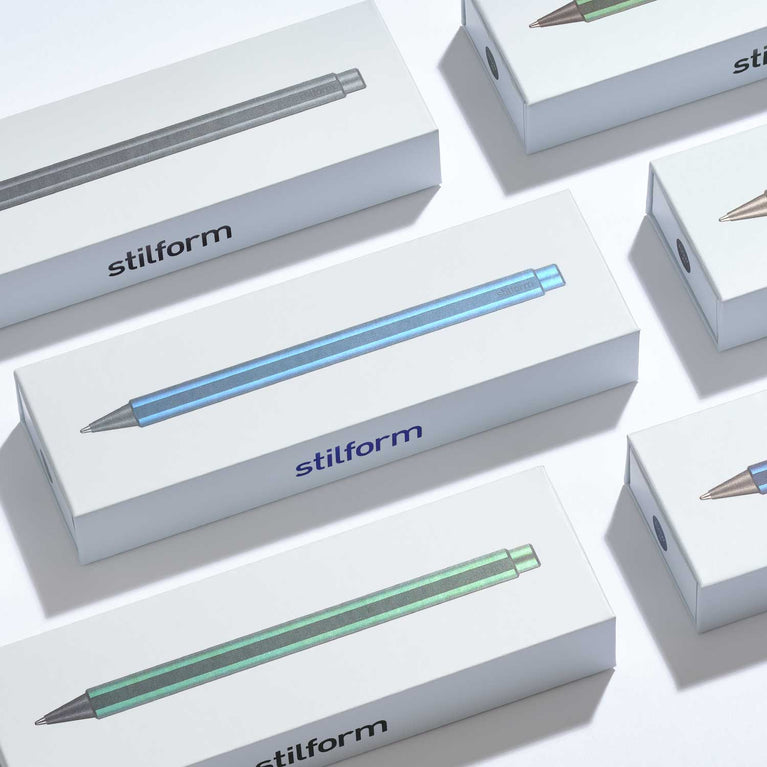 Premium Rollerball Pen FLOW – made of aluminium with magnetic cap ...